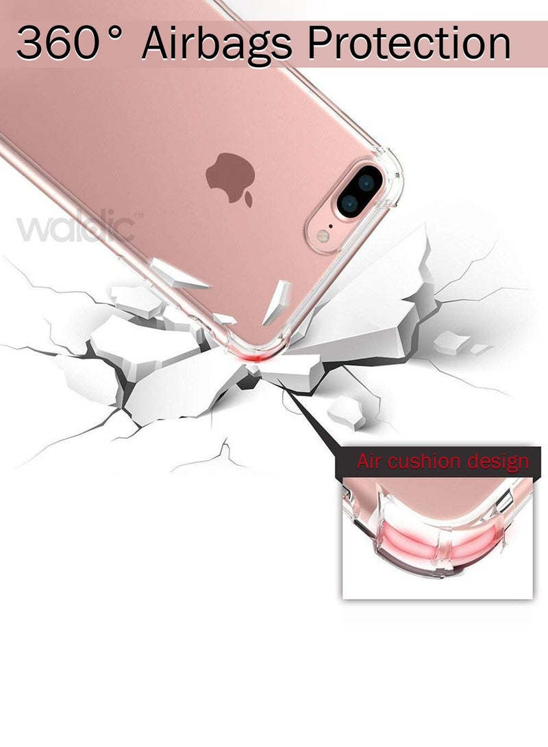 ولديك غطاء حماية خلفي من السيليكون شفاف لهاتف آيفون 7 بلس من آبل - Image 2